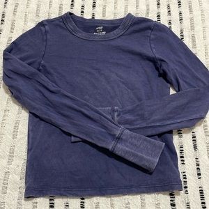 Aerie xs long sleeved cropped shirt